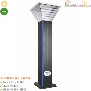 Trụ đèn năng lượng mặt trời Euroto Solar- Trụ 266