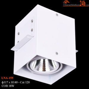 Đèn ống bơ lắp nổi/lắp âm Euroto LNA-155