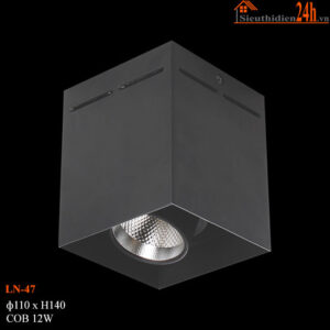 Đèn ống bơ Euroto LN-47 12W-Đen