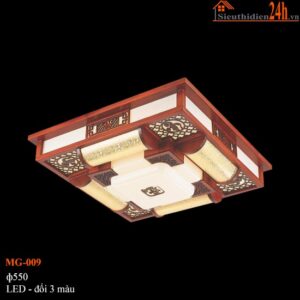 Đèn gỗ ốp trần Euroto MG-009