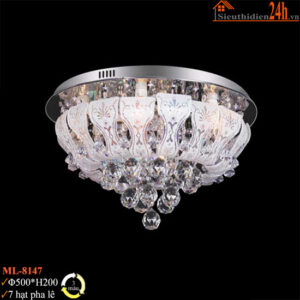 Đèn ốp trần pha lê Euroto ML-8147