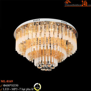 Đèn ốp trần pha lê Euroto ML-8169