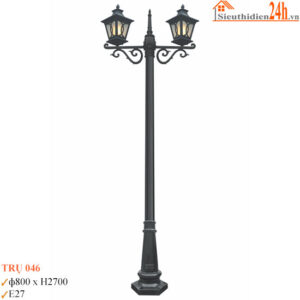 Cột đèn sân vườn Euroto TRỤ 046