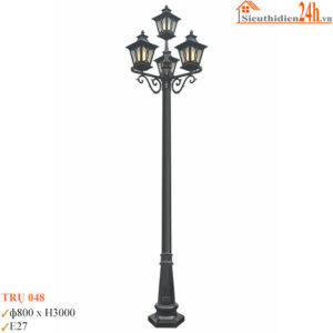 Cột đèn sân vườn Euroto TRỤ 048