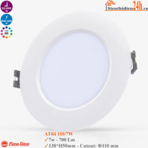 Đèn LED âm trần Downlight Rạng Đông AT04 110/7W
