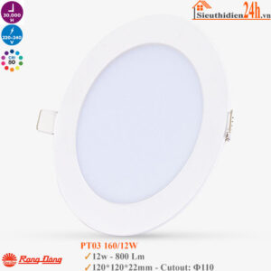 Đèn Led Panel Rạng Đông PT03 160/12W