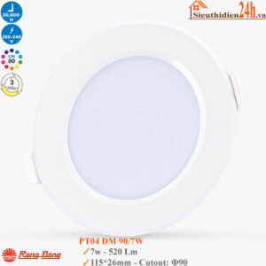 Đèn Led Panel Đổi Màu Rạng Đông PT04 ĐM 90/7W