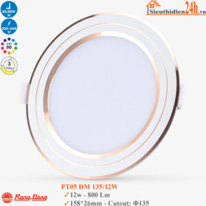 Đèn Rạng Đông 12w 3 Màu PT05 ĐM 135/12W