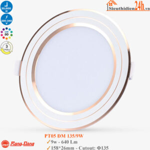 Đèn Led Panel Đổi Màu Rạng Đông PT05 ĐM 135/9W