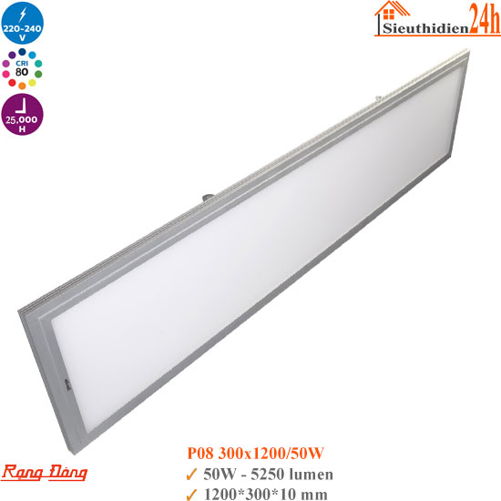 Đèn Led Panel 300×1200 50w Rạng Đông P08