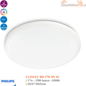 Đèn Led ốp trần Philips CL254 17w EC RD HV 02