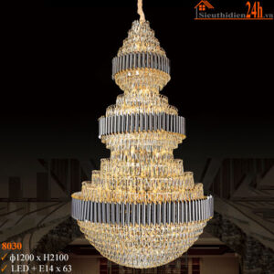 Đèn chùm pha lê Slister 8030
