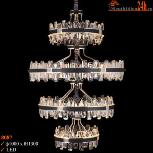 Đèn chùm pha lê Slister 8087
