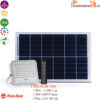 Đèn pha năng lượng mặt trời Rạng Đông CP02.SL.RF 30W