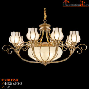 Đèn Chùm Chao Vải Cổ Điển Slister MZD1135/8