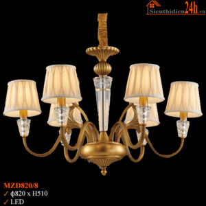 Đèn Chùm Chao Vải Cổ Điển Slister MZD970/10+5 Đèn chùm chao vải cổ điển Slister MZD710/6