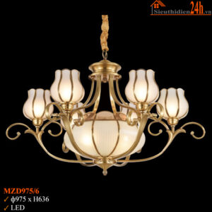 Đèn Chùm Chao Vải Cổ Điển Slister MZD975/6