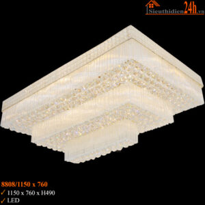 Đèn ốp trần pha lê Slister 8808/1150x760