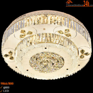 Đèn Ốp Trần Pha Lê Slister 9866 Đèn ốp trần pha lê Slister 9866/800