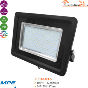Đèn Pha Led 100w MPE FLD3-100T/V