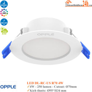 Đèn Âm Trần Downlight Opple LED DL-RC-US R70 4W