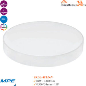 Đèn Led Ốp Trần Tràn Viền MPE Seri SRDL-48T/48N/48V