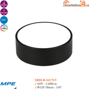 Đèn Led Ốp Trần Tràn Viền MPE Seri SRDLB-16T/16N/16V