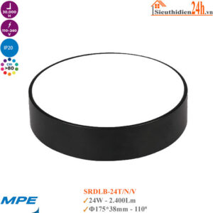 Đèn Led Ốp Trần Tràn Viền MPE Seri SRDLB-24T/24N/24V
