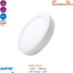 Đèn Led Ốp Trần MPE SRPL-24 24W