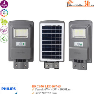 Đèn Đường Năng Lượng Mặt Trời Philips BRC050 Led10/765