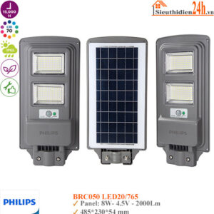 Đèn Đường Năng Lượng Mặt Trời Philips BRC050 Led20/765