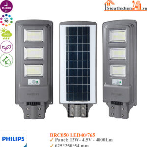 Đèn Đường Năng Lượng Mặt Trời Philips BRC050 Led40/765