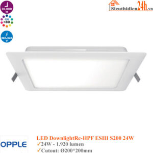Đèn Âm Trần Opple Rc-HPF ESIII S200 24W WH