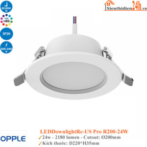 Đèn Âm Trần Opple Led DownlightRc-US Pro R200 24W