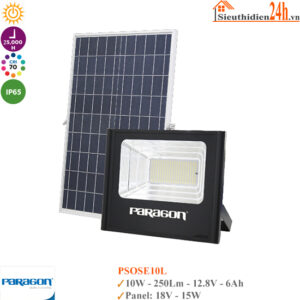 Đèn Led Pha Năng Lượng Mặt Trời Paragon PSOSE10L 10W