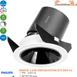 Đèn Spotlight âm trần Philips RS051B LED6 DIM GC