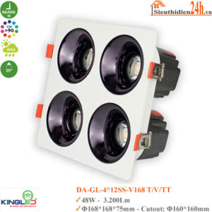 Đèn Spotlight KingLed Turquoise DA-GL-4x12SS-V168 48W