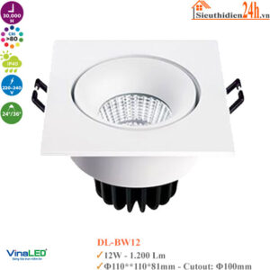 Đèn Spotlight Âm Trần Mẫu B Vinaled DL-BW12 12W