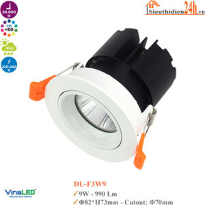 Đèn Spotlight Vinaled DL-F3W9 9W