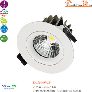 Đèn Spotlight Âm Trần Mẫu N Vinaled DLX-NW25 25W