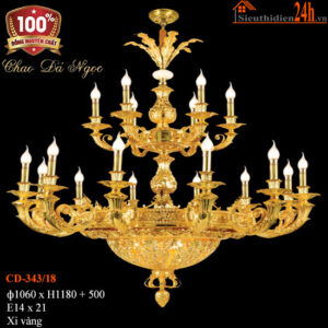 Đèn Chùm Đồng Euroto CD-343/18