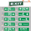 Đèn Exit 1 Mặt Kentom KT-110 Đèn Exit 1 Mặt Kentom KT-110