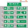 Đèn Exit Thoát Hiểm 1 Mặt Kentom KT-650