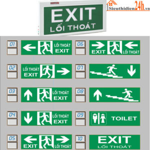 Đèn Exit Thoát Hiểm 1 Mặt Kentom KT-680