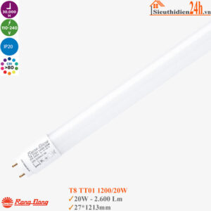 Bóng Đèn Led Rạng Đông 1.2m T8 TT01 20W