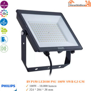 Đèn Pha Led 100W Philips BVP150 LED100 G3 GM