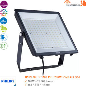 Đèn Pha Led 200w Philips BVP150 LED200 PSU SWB G3 GM