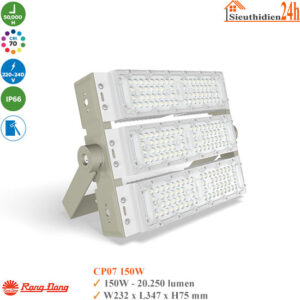 Đèn Pha Led Rạng Đông CP07 150W