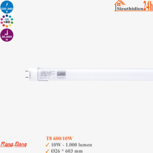 Bóng Đèn Led Tuýp Rạng Đông T8 600/10W 0m6