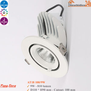 Đèn Spotlight Âm Trần Rạng Đông AT18 100/9W